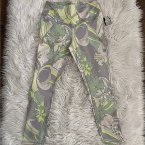 Free People Movement Wave Crush LIME Legging Yoga small NEW